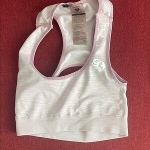 Women’s Best Pink and White Sports Bra